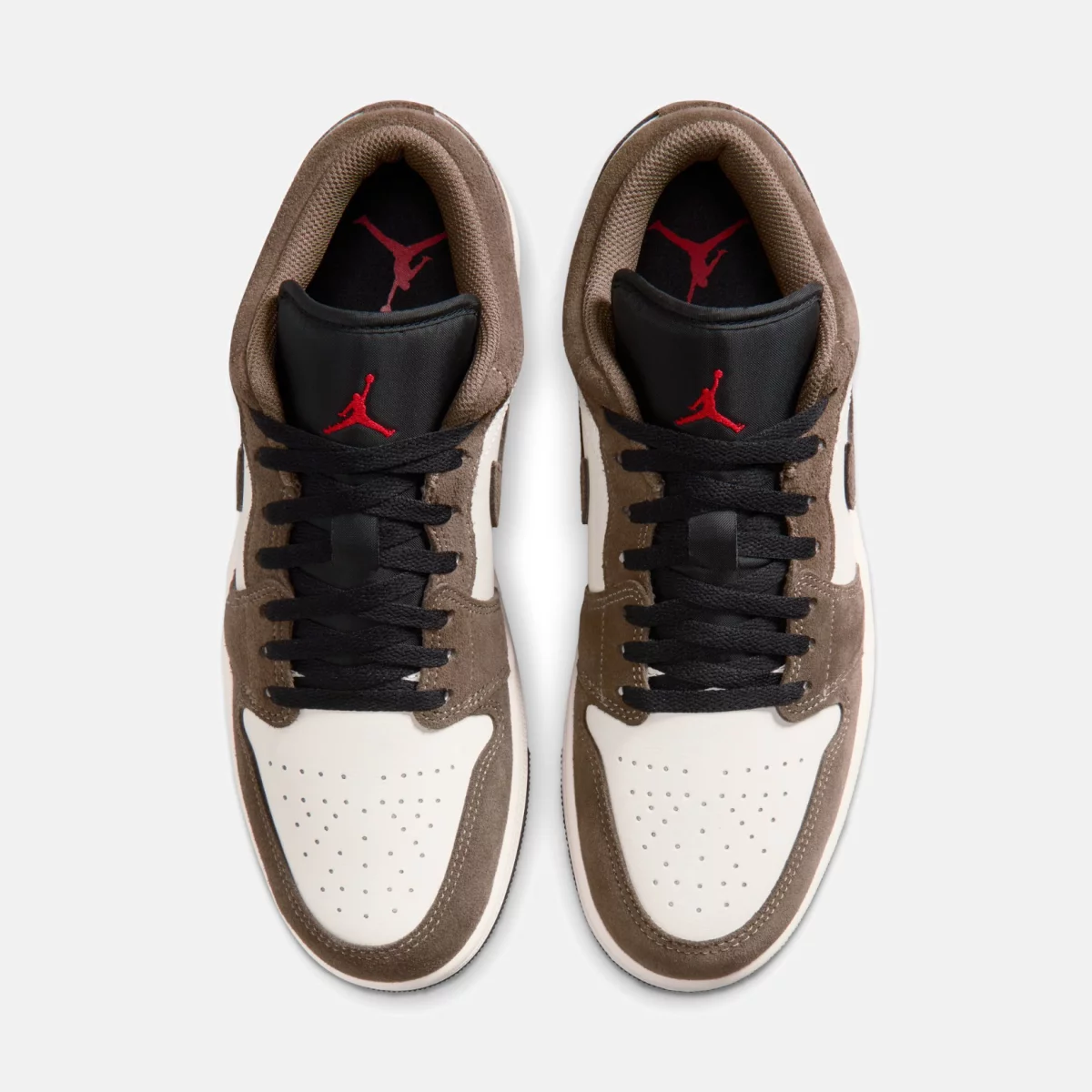 Jordan - Air Jordan 1 Low Ανδρικά Sneakers  - BROWN-WHIT (0165)