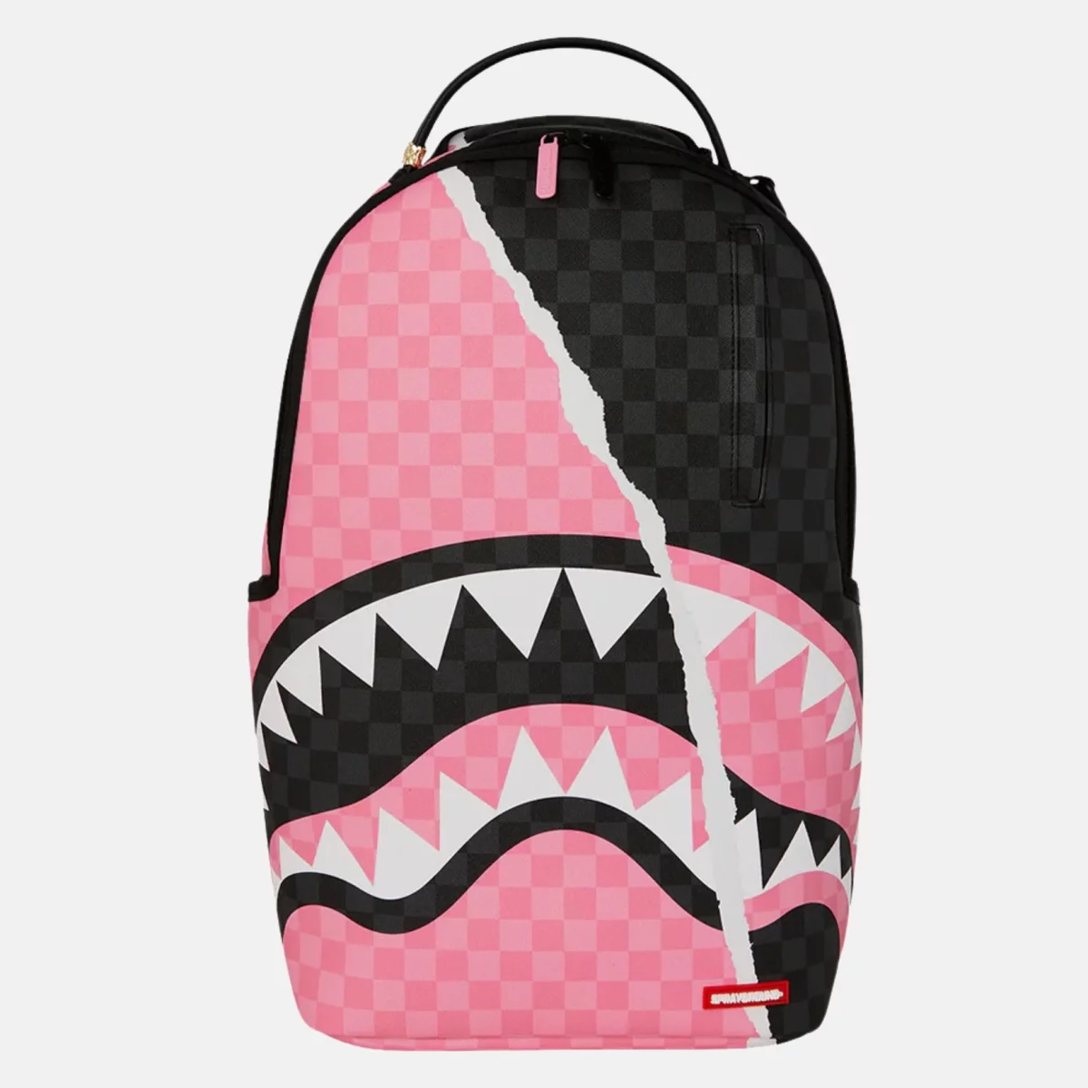 Sprayground Pink And Black Tear Sip Σακίδιο Πλάτης