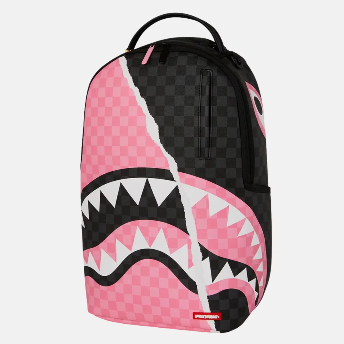 Sprayground Pink And Black Tear Sip Σακίδιο Πλάτης