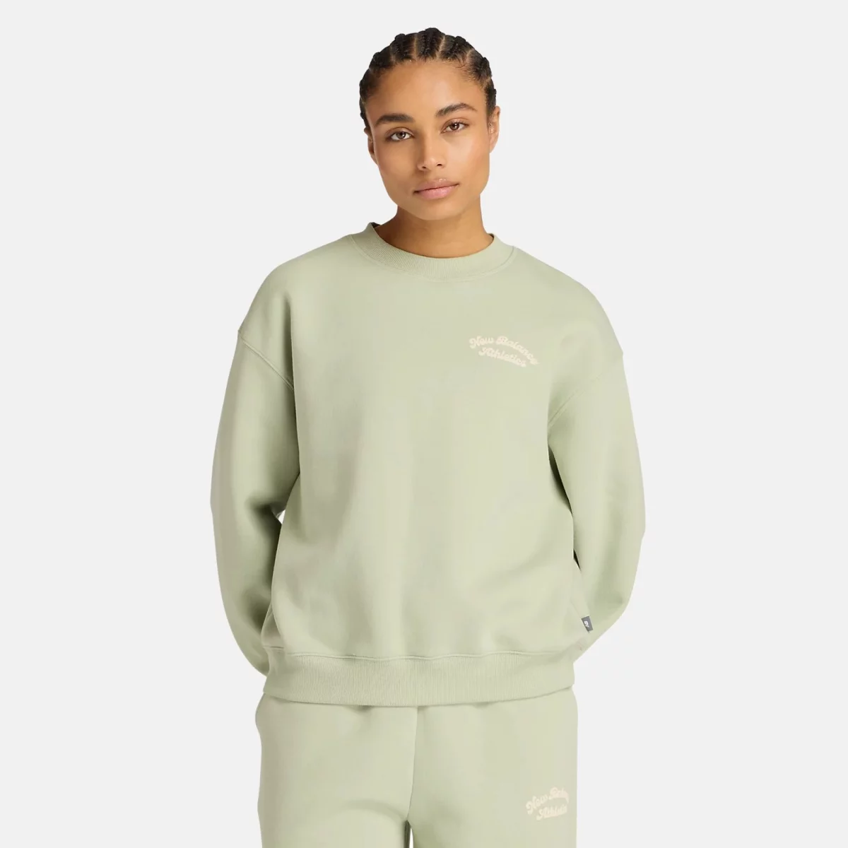 Linear Heritage Fleece Crew Γυναικείο Φούτερ