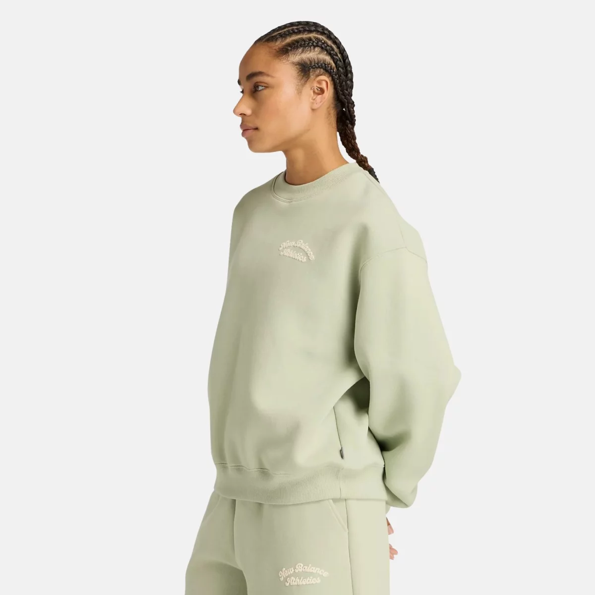 Linear Heritage Fleece Crew Γυναικείο Φούτερ