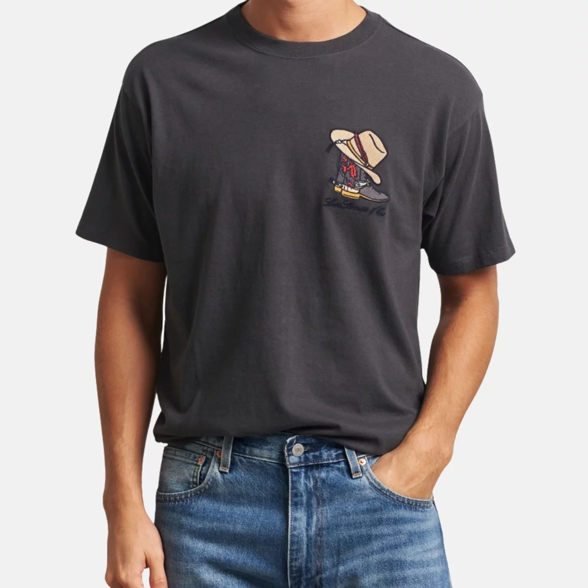 Vintage Fit Graphic Ανδρικό T-shirt