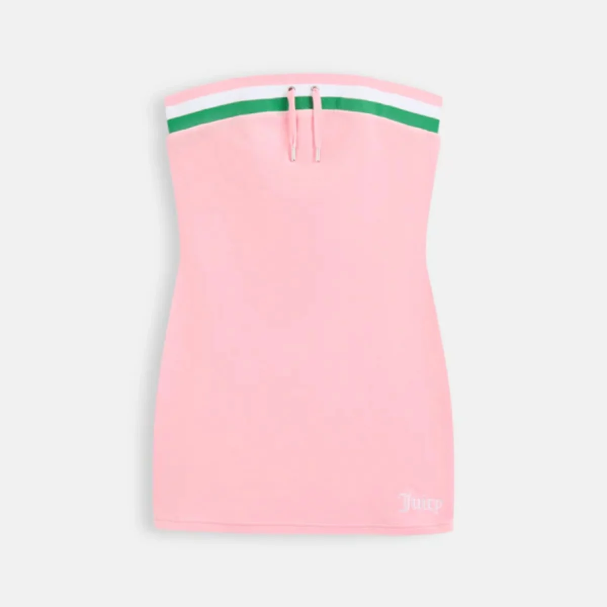 Recycled Velour Mini Bandeau Γυναικείο Φόρεμα