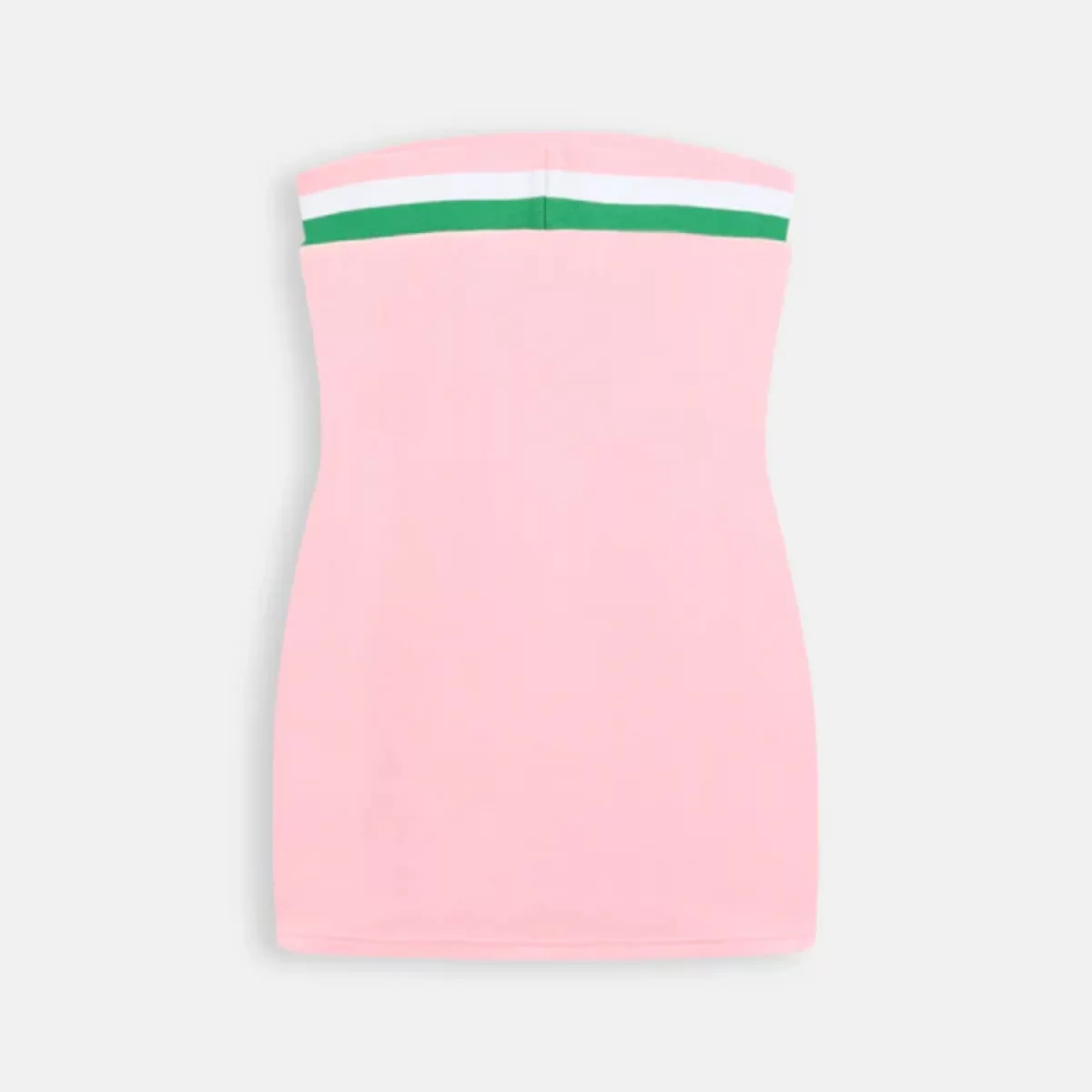 Recycled Velour Mini Bandeau Γυναικείο Φόρεμα