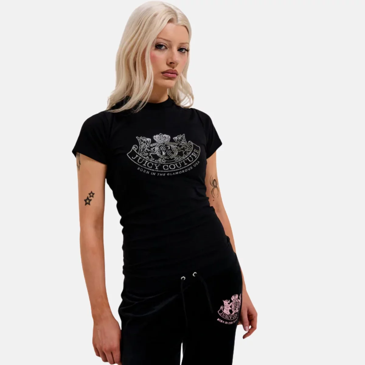 Dog Crest Diamante Γυναικείο T-shirt