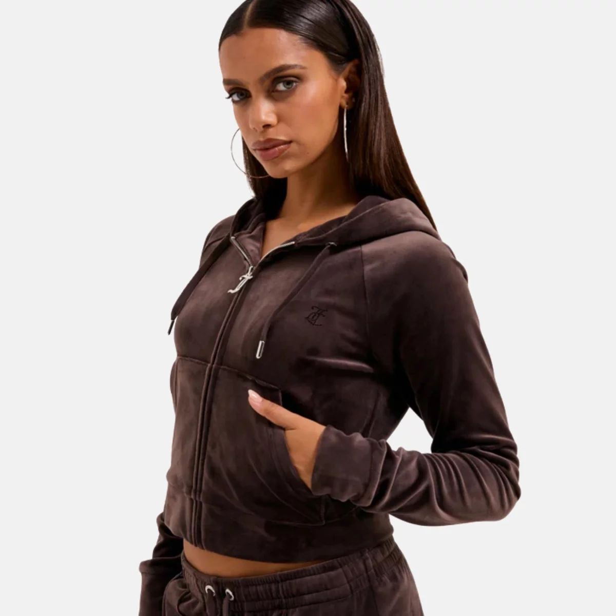 Madison Outline Zip-Through Hoodie Γυναικείο Φούτερ