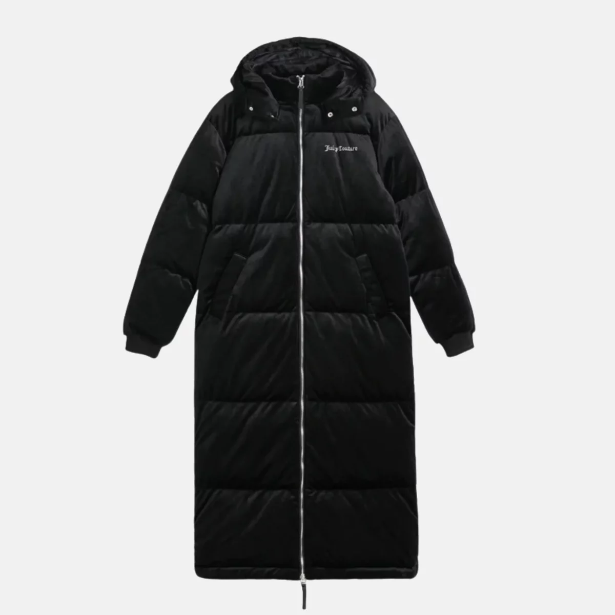 Velour Longline Puffa Γυναικείο Μπουφάν