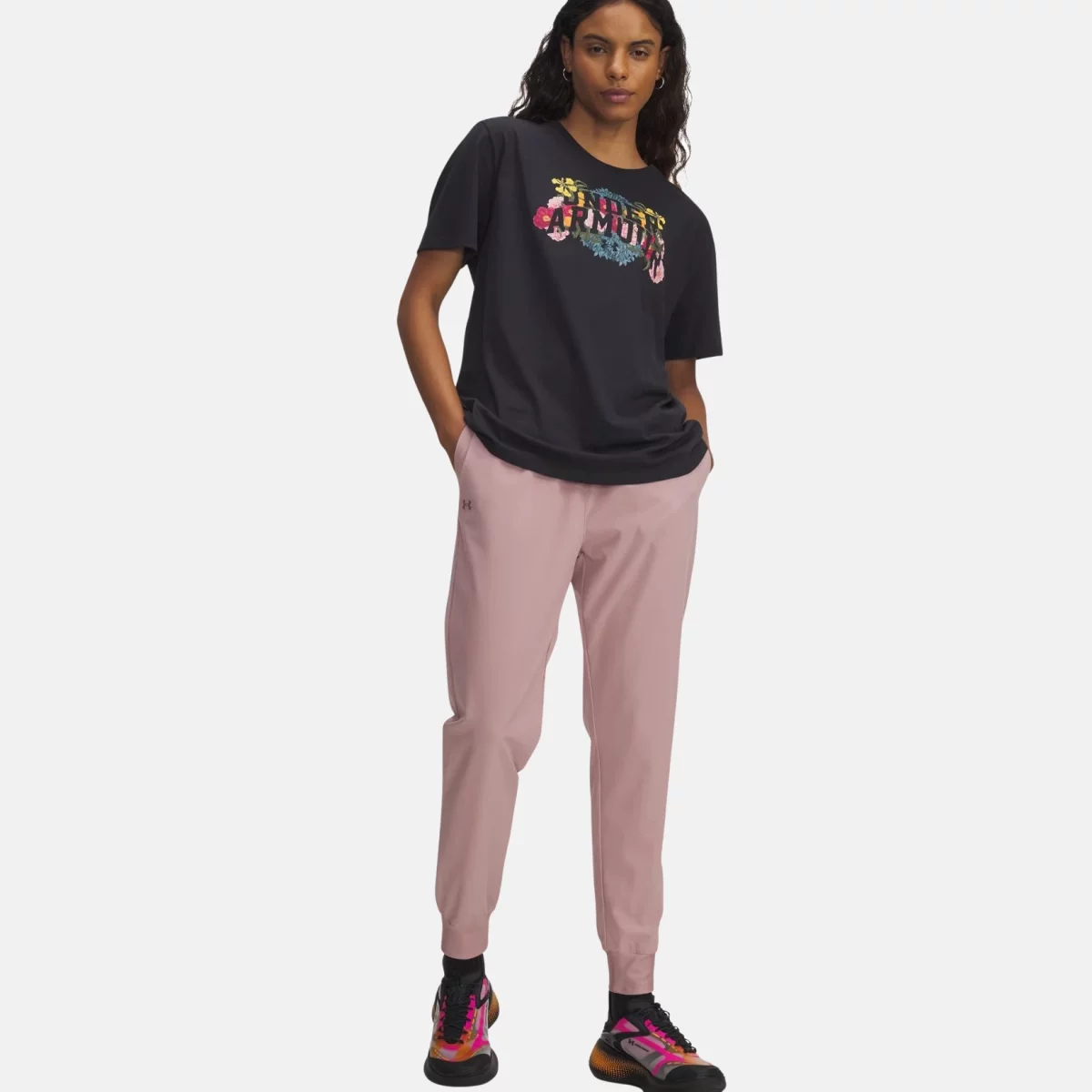 UA Rival High-Rise Woven Γυναικείο Παντελόνι Φόρμας