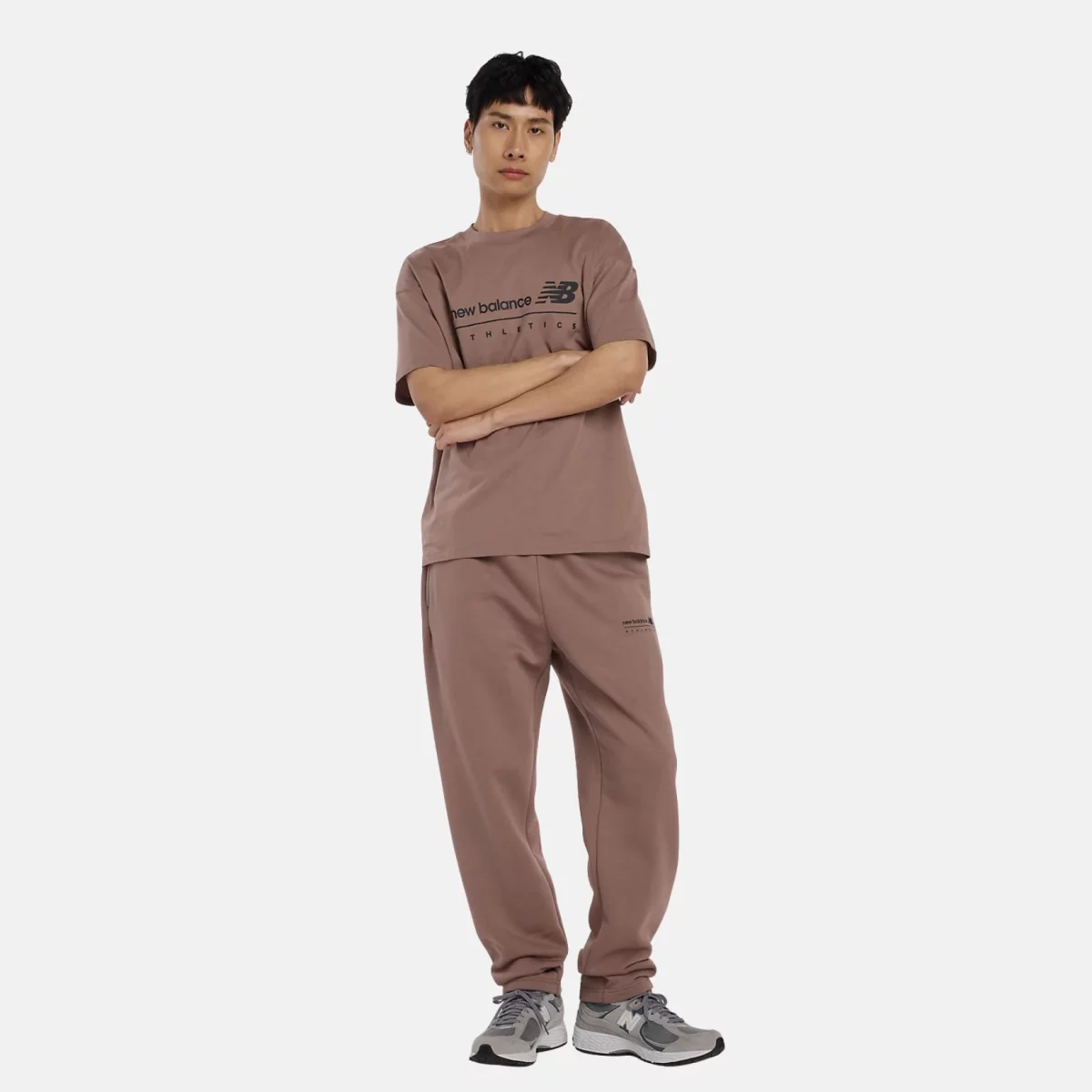 Linear Graphic Fleece Pant Ανδρικό Παντελόνι Φόρμας