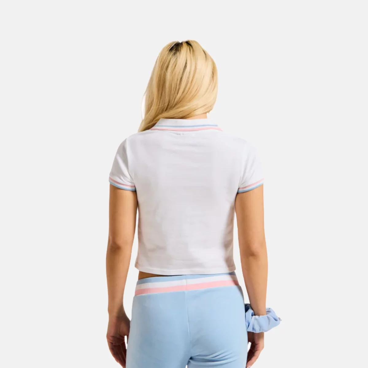 Striped Tipped Polo Γυναικείο T-shirt