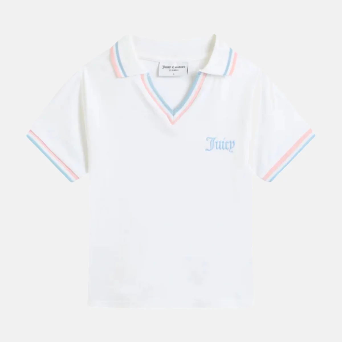 Striped Tipped Polo Γυναικείο T-shirt
