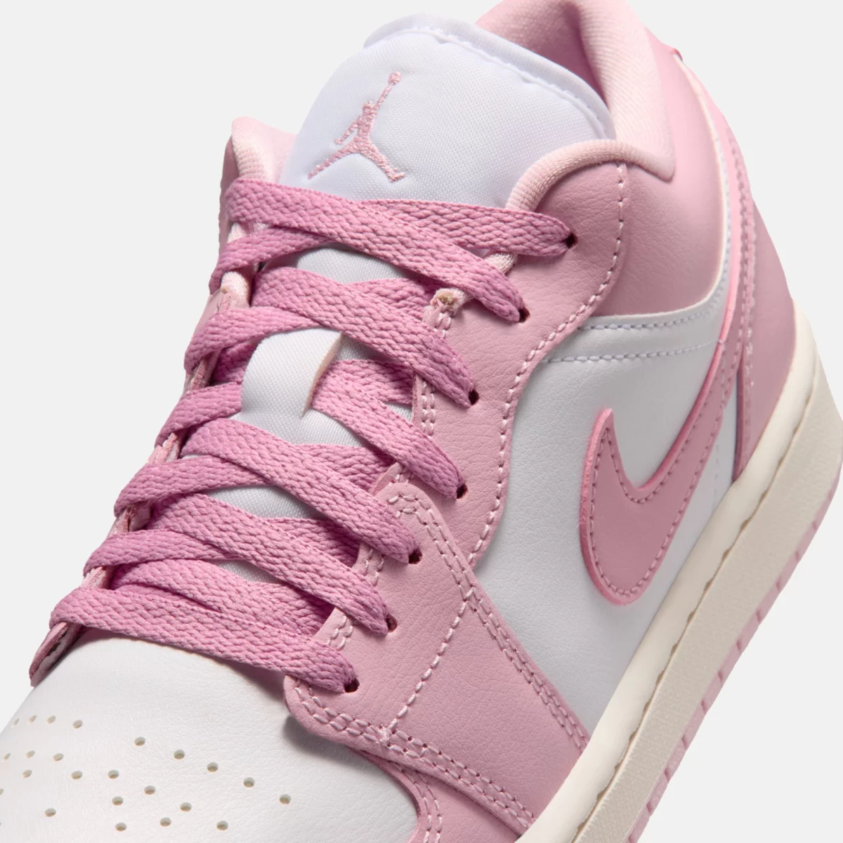 Jordan - Air Jordan 1 Low Γυναικεία Sneakers - PINK-WHITE (0472)