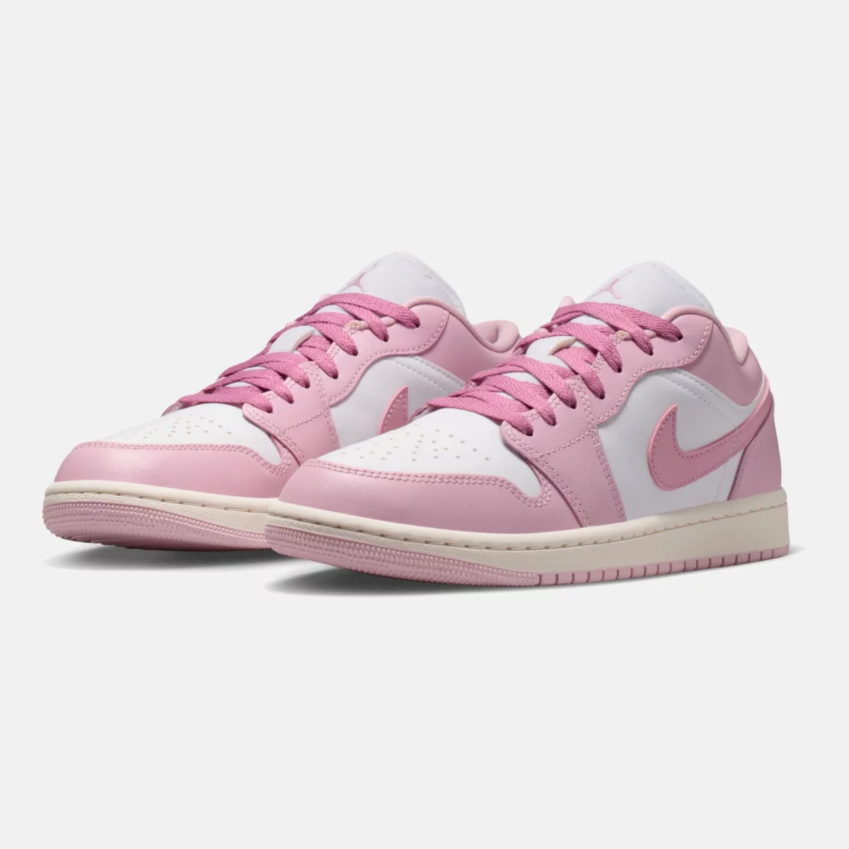 Jordan - Air Jordan 1 Low Γυναικεία Sneakers - PINK-WHITE (0472)