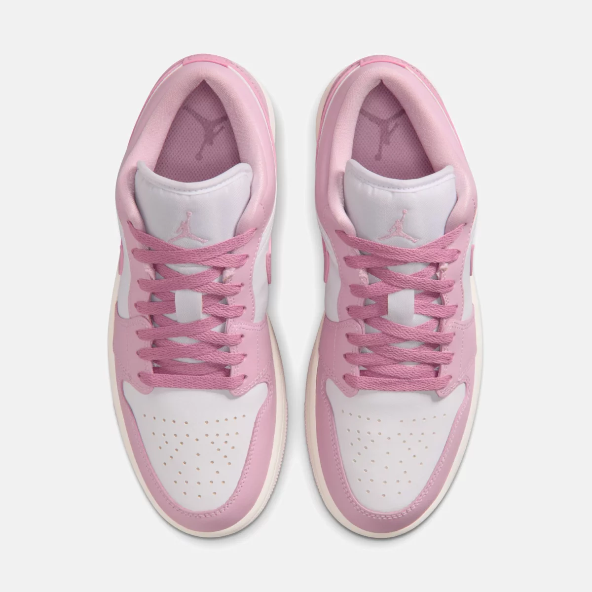 Jordan - Air Jordan 1 Low Γυναικεία Sneakers - PINK-WHITE (0472)