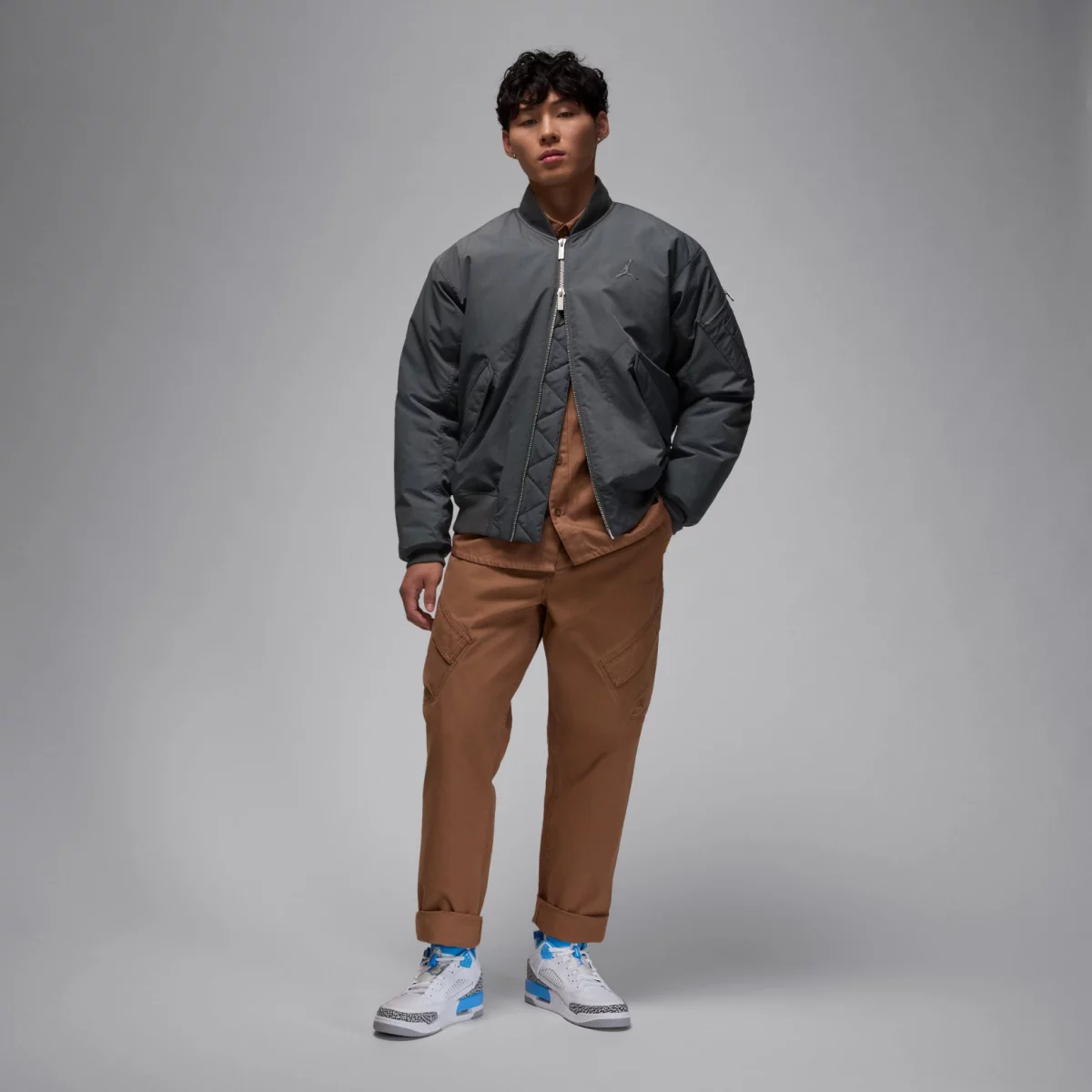 Jordan - Spizike Ανδρικά Sneakers - WHITE-BLUE (0277)