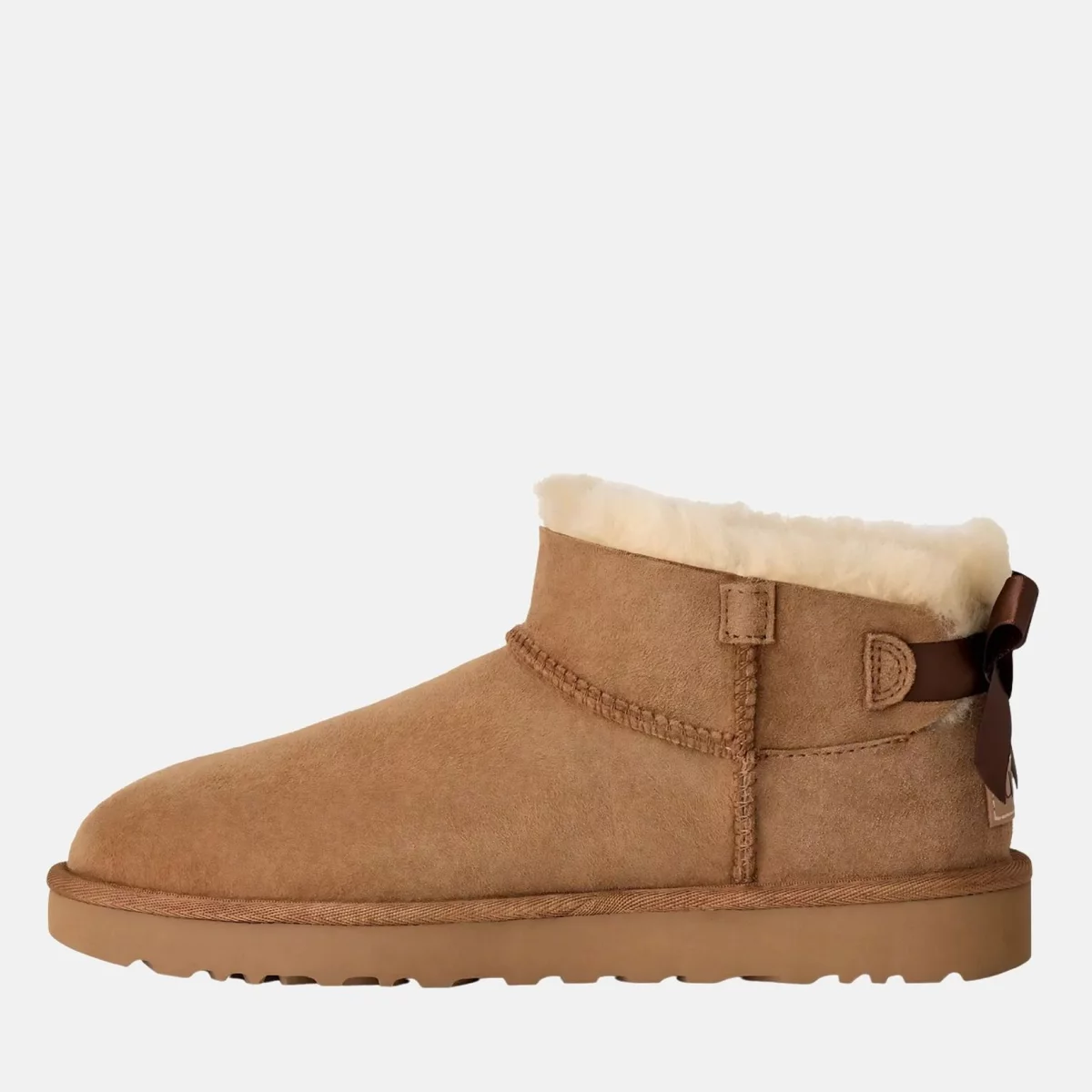 UGG - Ugg Ultra Mini Bailey Bow Γυναικεία Μποτάκια - BROWN (0007)