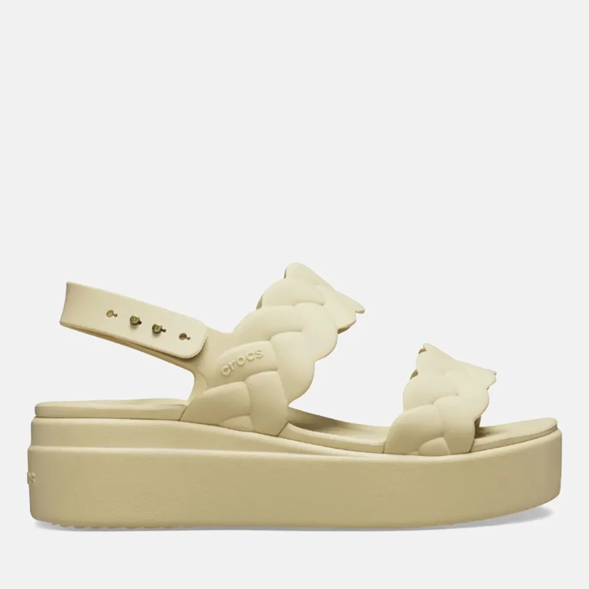 Crocs Brooklyn Woven Low Wedge Γυναικεία Πέδιλα