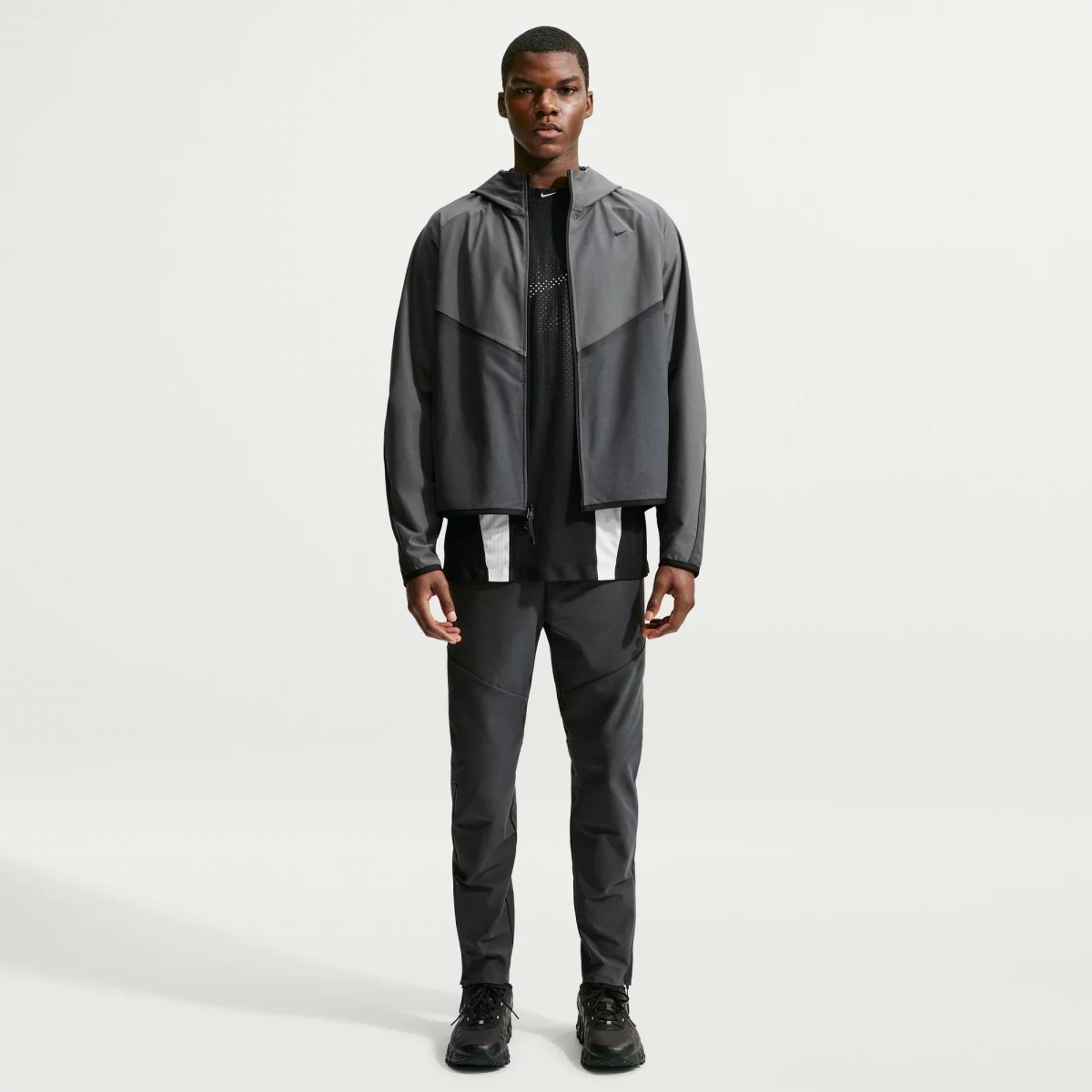 Nike - Nike Tech Dri-FIT Ανδρικό Παντελόνι Φόρμας - CHARCOAL (0008)