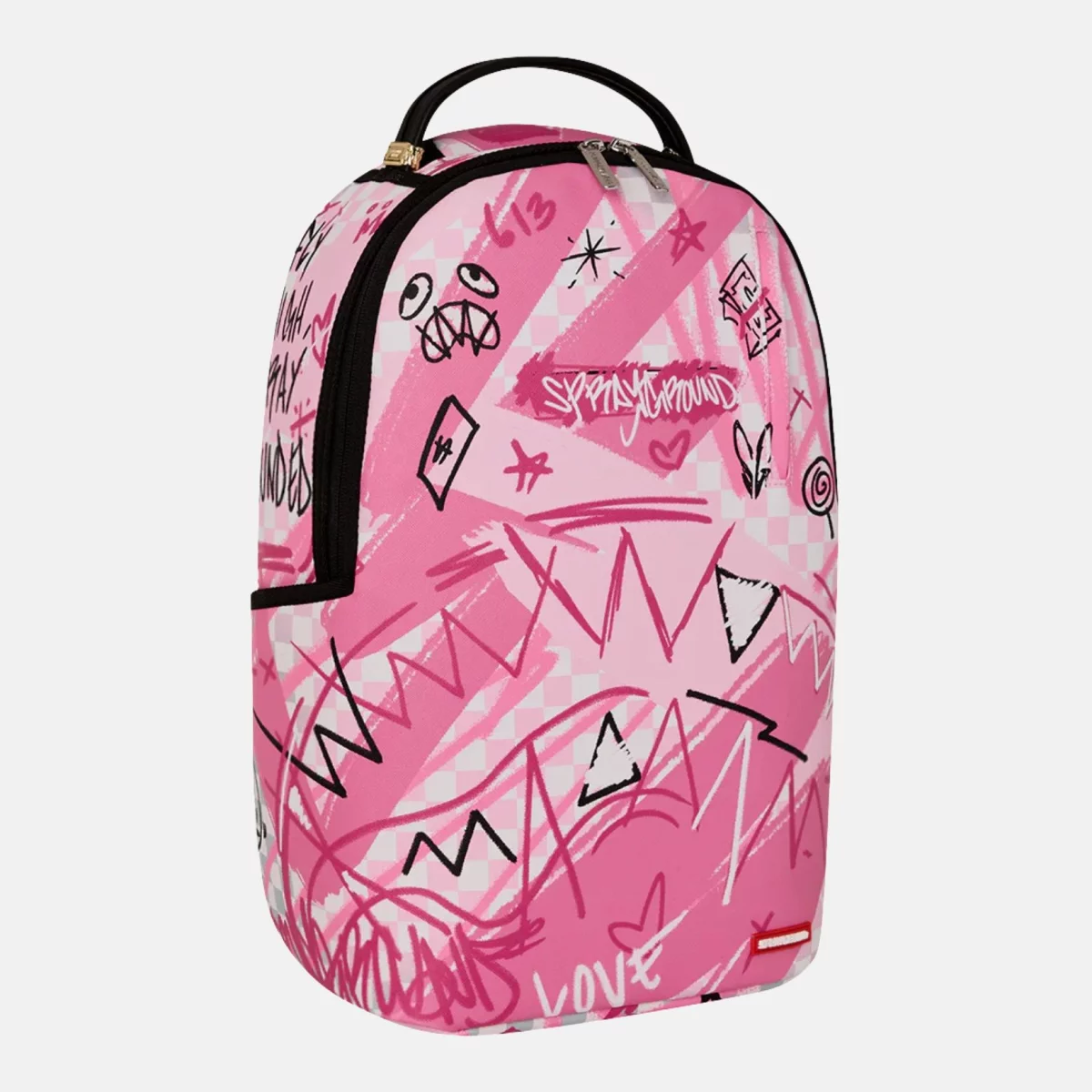 Sprayground - Sprayground Pink Smoke Check Σακίδιο Πλάτης