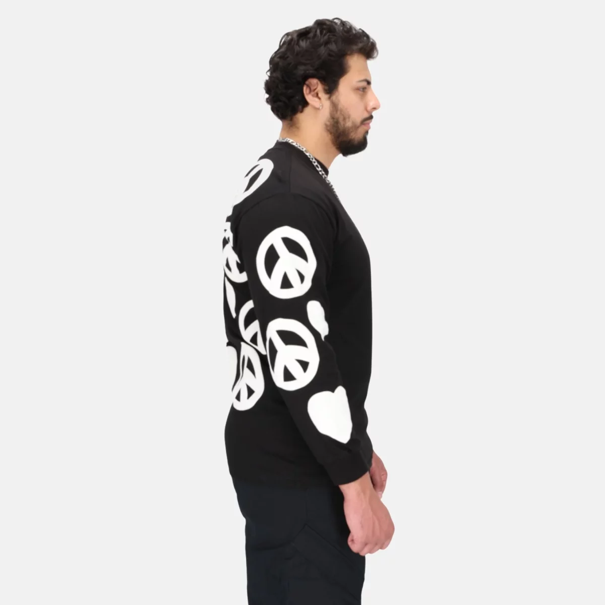 Good Practice Oversized Print Long Sleeve Tee Unisex Μπλούζα 