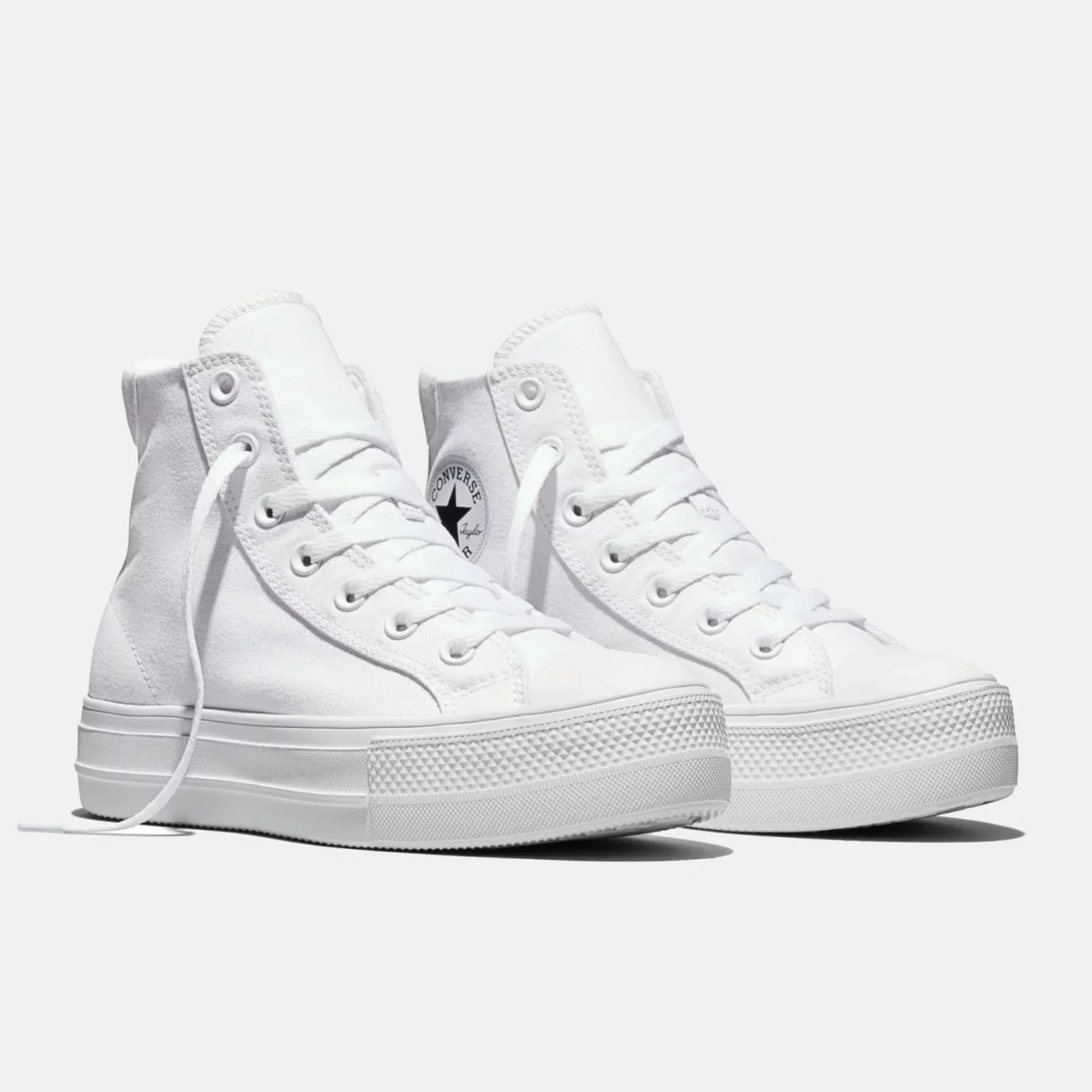 Converse - Converse Chuck Taylor All Star Day One Platform Γυναικεία Sneakers - WHITE (0001)