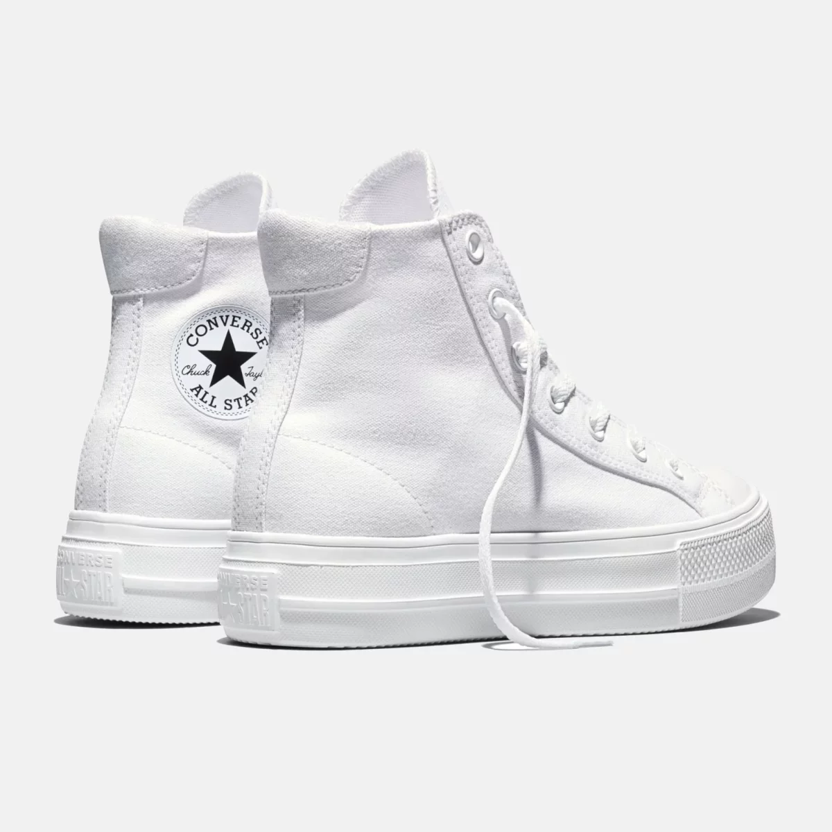 Converse - Converse Chuck Taylor All Star Day One Platform Γυναικεία Sneakers - WHITE (0001)
