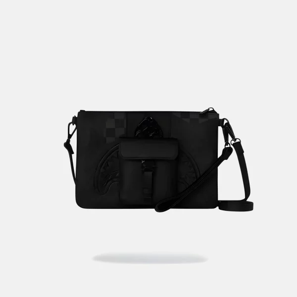 Sprayground - Sprayground 3am Mix Up V2 Χιαστί Τσάντα - BLACK-GREY (0307)