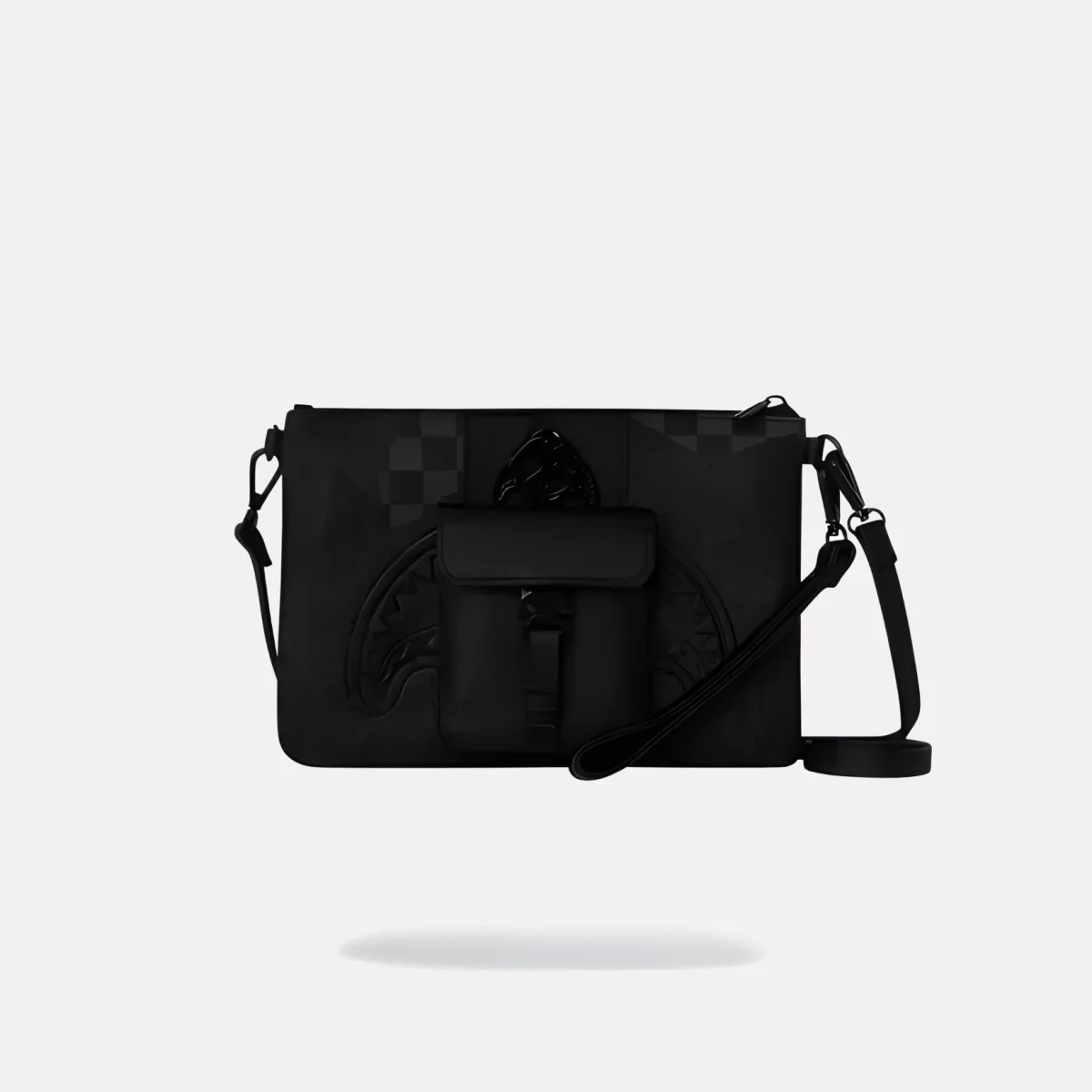 Sprayground - Sprayground 3am Mix Up V2 Χιαστί Τσάντα - BLACK-GREY (0307)