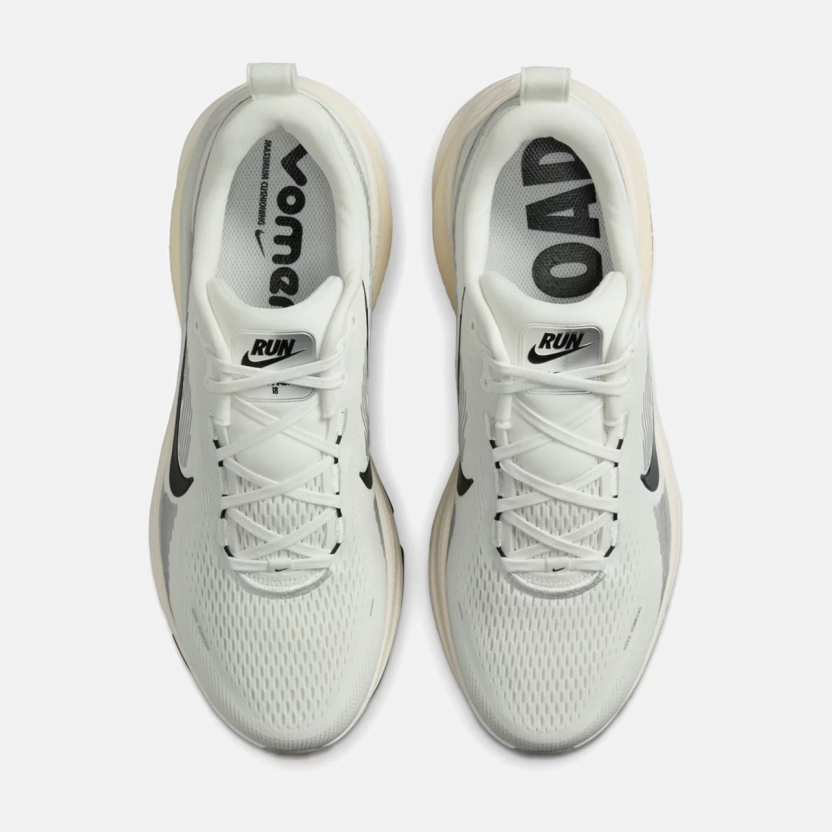 Nike - Nike Vomero 18 Ανδρικά Παπούτσια για Τρέξιμο - GREY-BEIGE (0133)