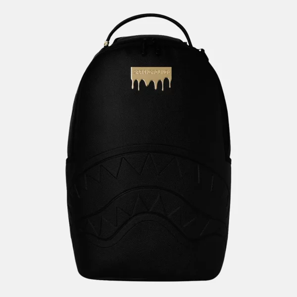 Sprayground - Sprayground Gold Drip Log&omicron; &Sigma;&alpha;&kappa;ί&delta;&iota;&omicron; &Pi;&lambda;ά&tau;&eta;&sigmaf;  - BLACK-GOLD (0330)
