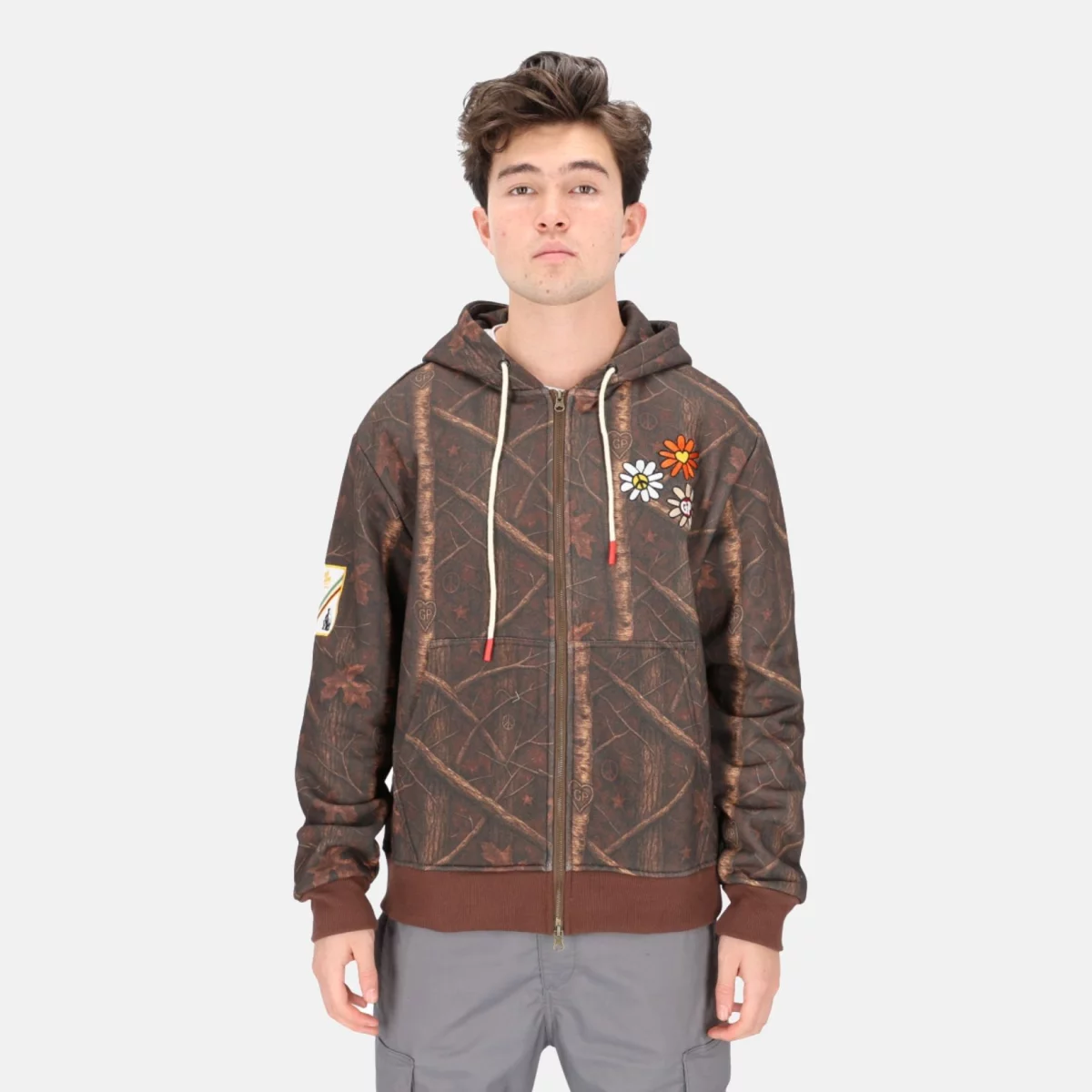 Good Practice Full-Zip Camo Hoodie Unisex Ζακέτα