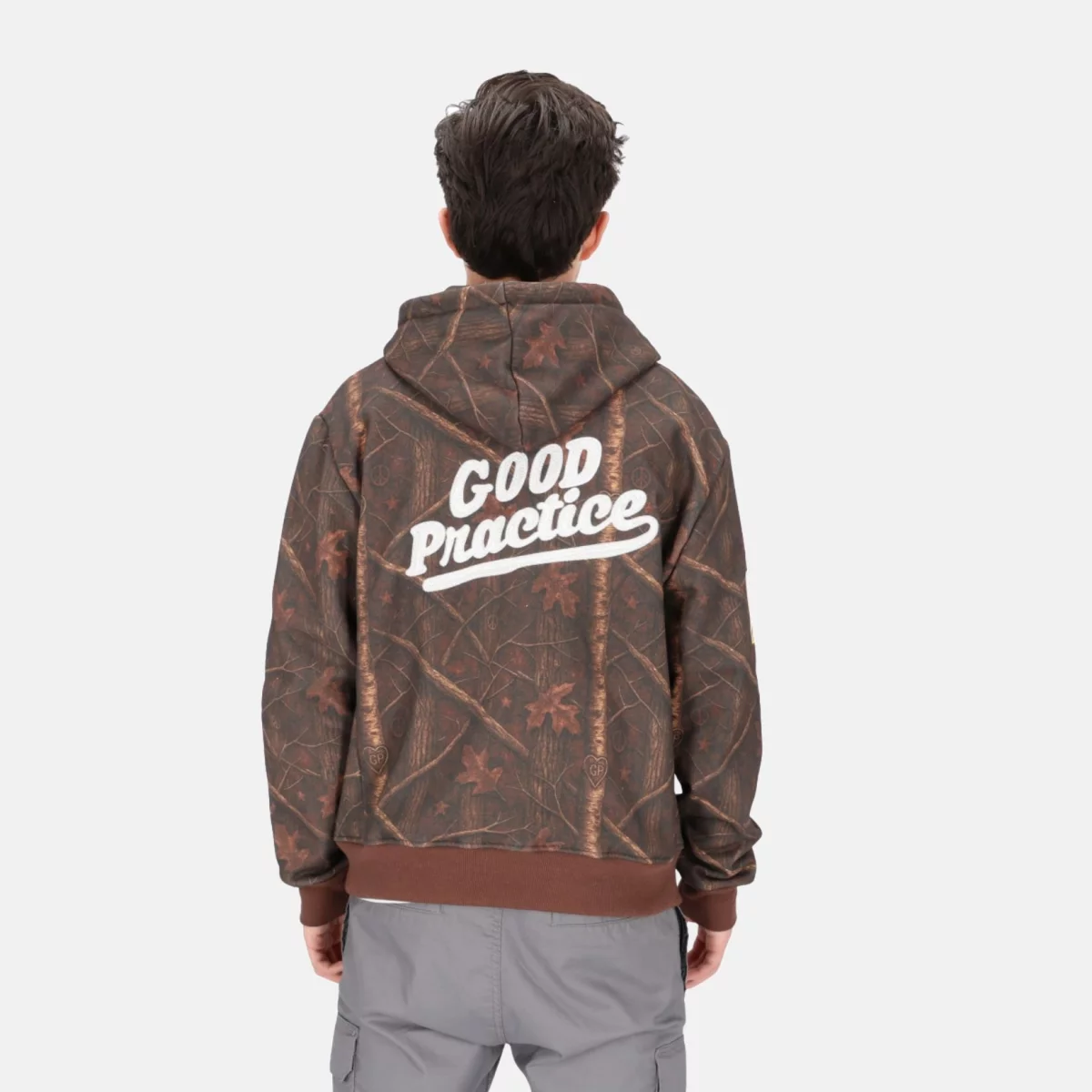 Good Practice Full-Zip Camo Hoodie Unisex Ζακέτα