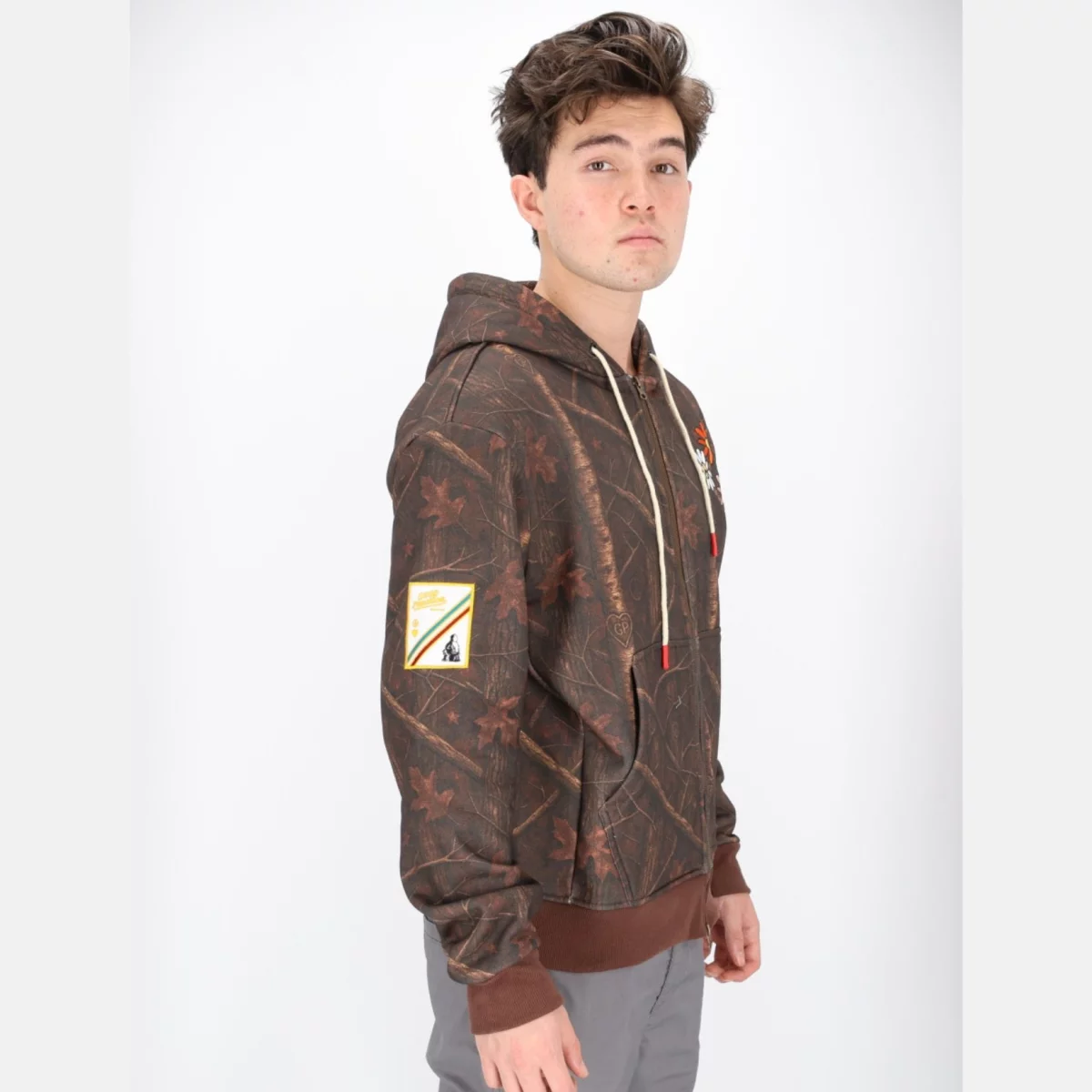 Good Practice Full-Zip Camo Hoodie Unisex Ζακέτα