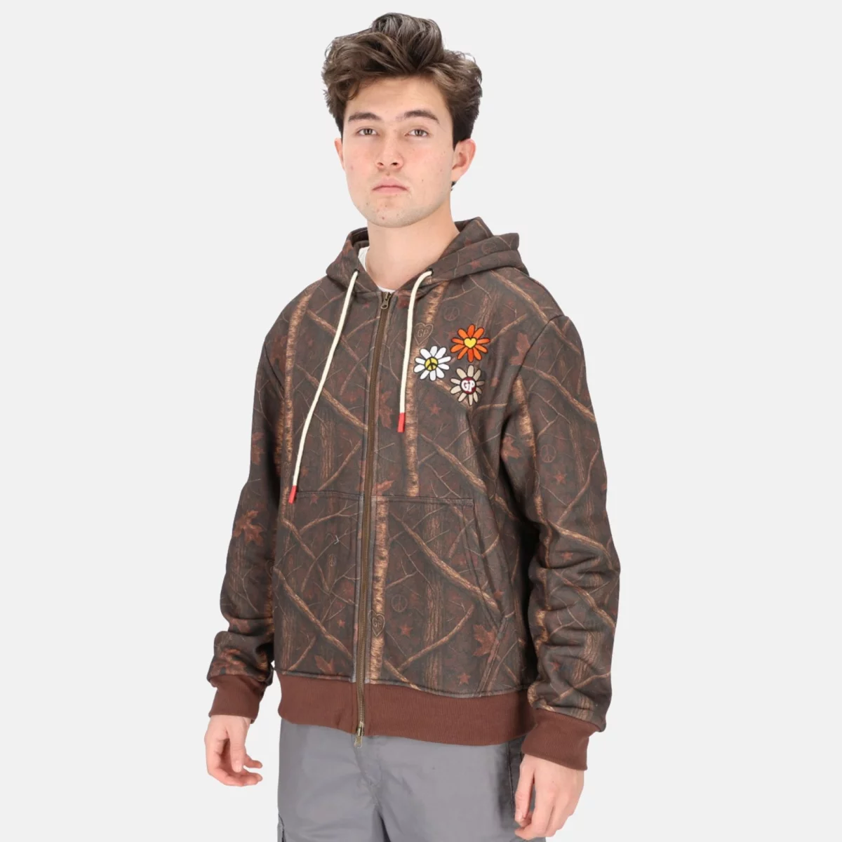 Good Practice Full-Zip Camo Hoodie Unisex Ζακέτα