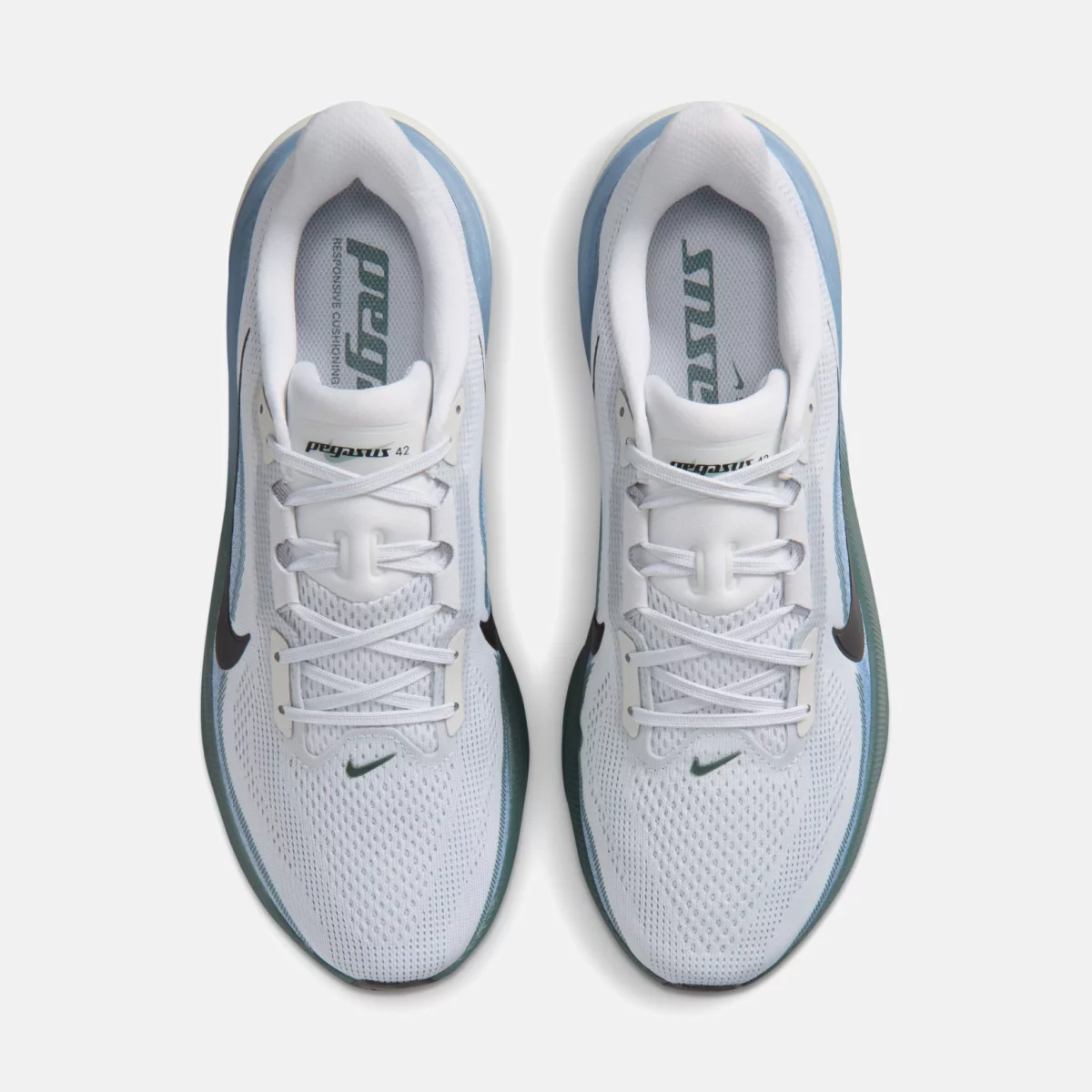 Nike - Nike Pegasus 42 Ανδρικά Παπούτσια για Τρέξιμο - GREY-BLUE (0134)