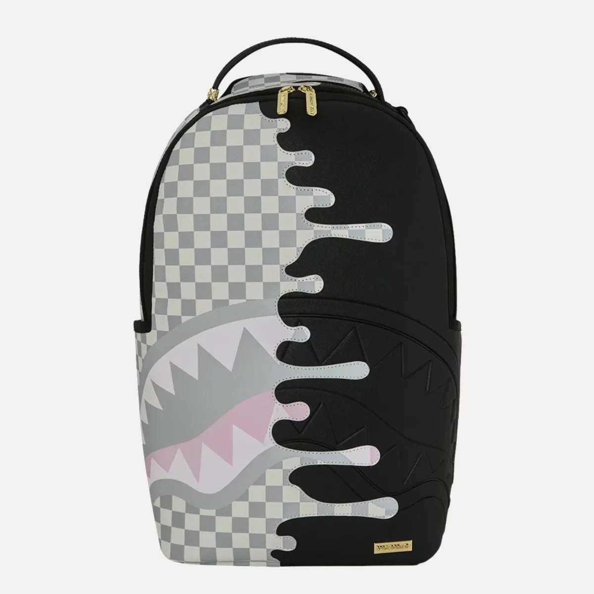 Sprayground - Sprayground Cream Check Unfinished Shark Σακίδιο Πλάτης