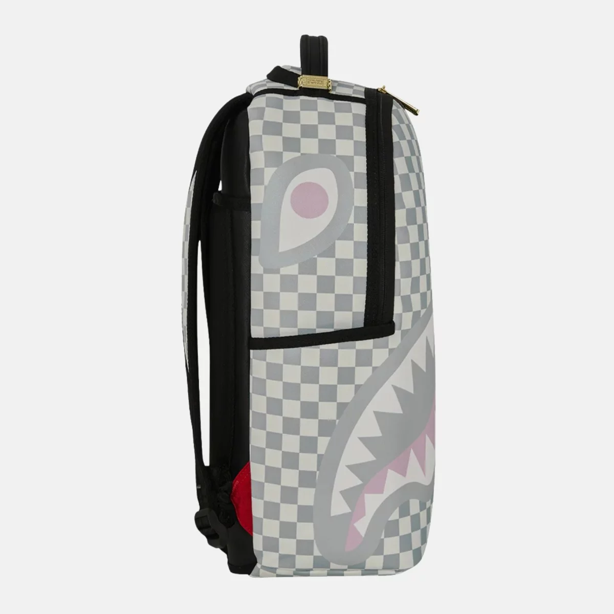 Sprayground - Sprayground Cream Check Unfinished Shark Σακίδιο Πλάτης