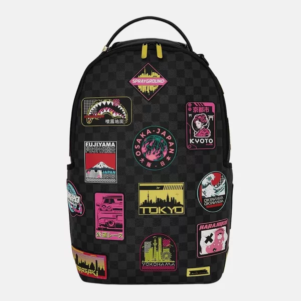 Sprayground - Sprayground Global Mogul Cyber Punk Japan Cities &Sigma;&alpha;&kappa;ί&delta;&iota;&omicron; &Pi;&lambda;ά&tau;&eta;&sigmaf;