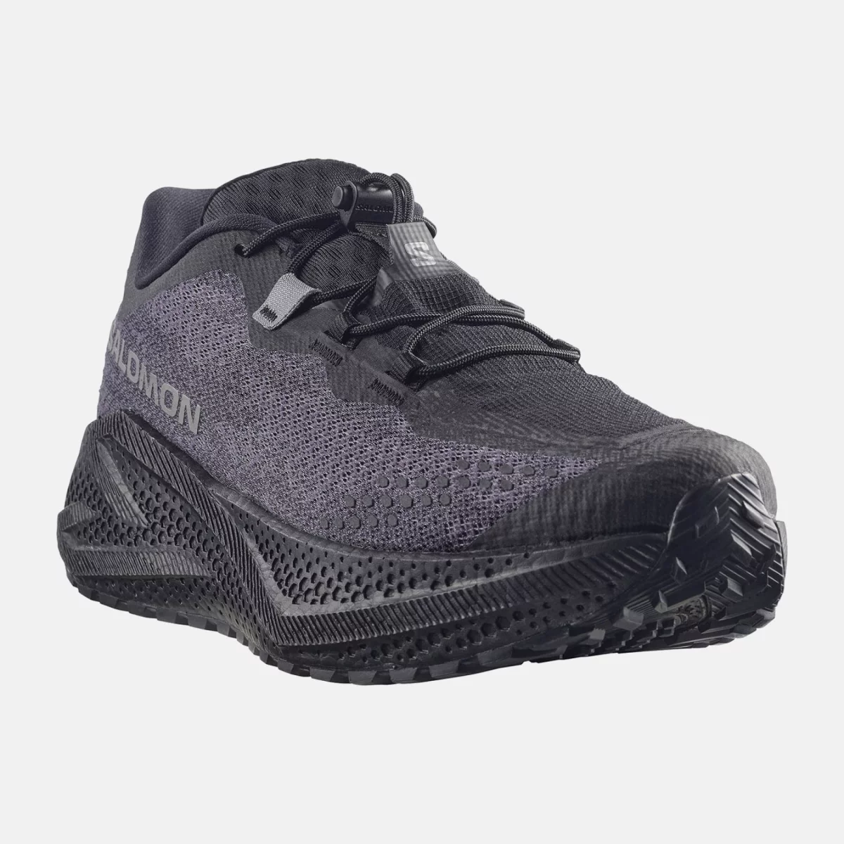 Salomon - Salomon Aero Glide 4 GRVL Ανδρικά Παπούτσια για Τρέξιμο - BLACK-PURP (0318)
