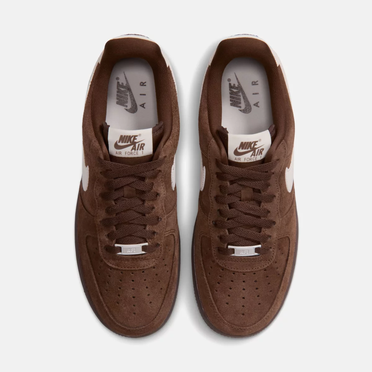 Nike - Nike Air Force 1 '07 Suede Γυναικεία Sneakers - BROWN (0007)