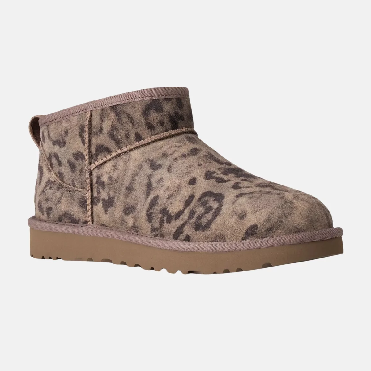 UGG - Ugg Classic Ultra Mini Spotted Γυναικεία Μποτάκια - BROWN-BEIG (0167)