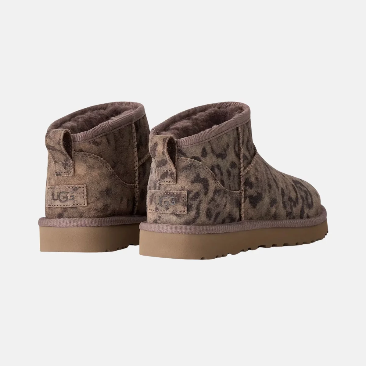 UGG - Ugg Classic Ultra Mini Spotted Γυναικεία Μποτάκια - BROWN-BEIG (0167)