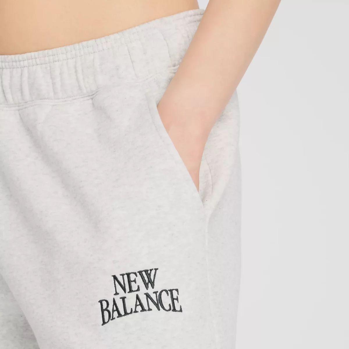 New Balance Linear Heritage Fleece Barrel Γυναικείο Παντελόνι Φόρμας