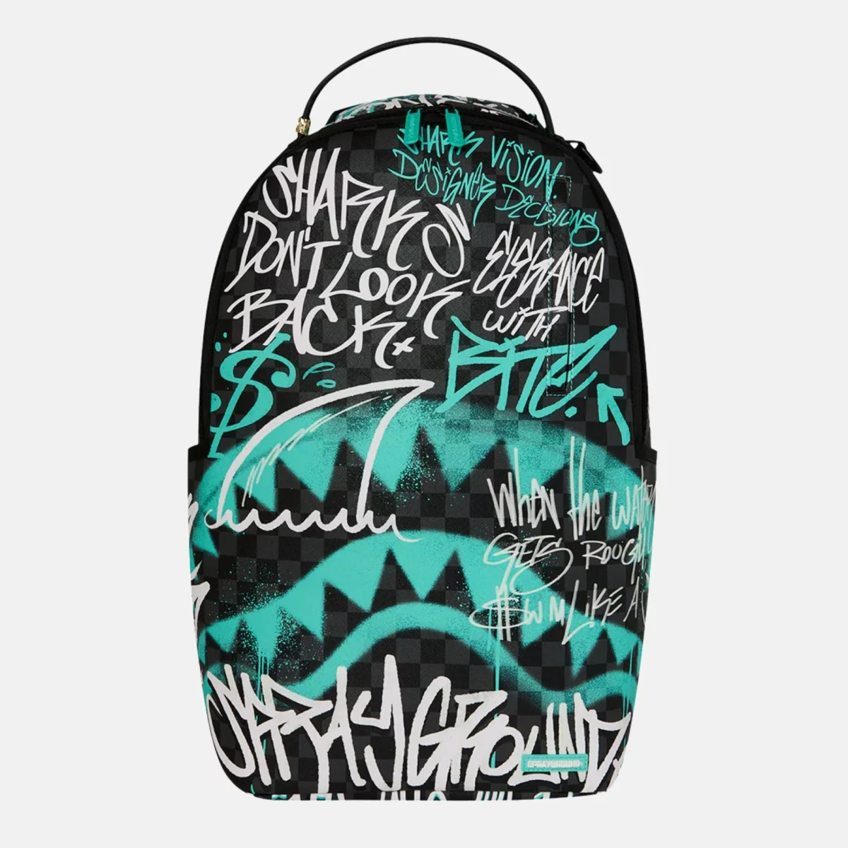 Sprayground - Sprayground Spray Poetry III Σακίδιο Πλάτης - BLACK-CYAN (0297)