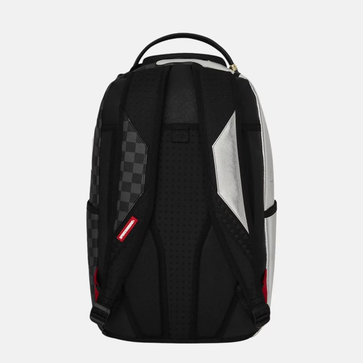 Sprayground - Sprayground Silver Side Drip Black Check Σακίδιο Πλάτης - SILV-BLACK (0093)