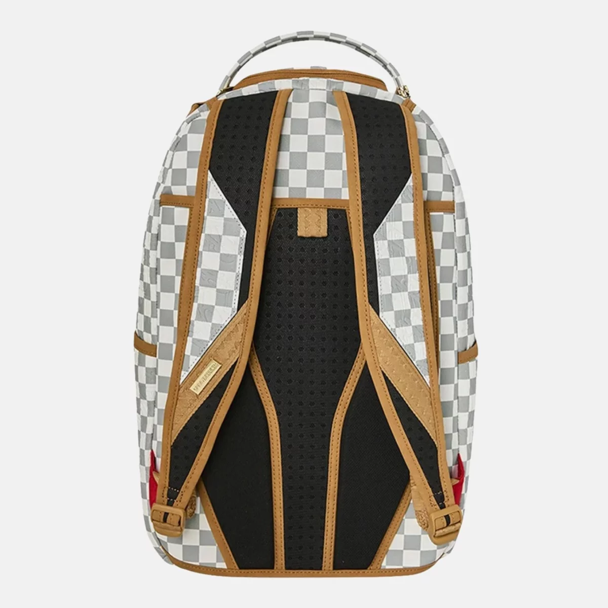 Sprayground - Sprayground Graff Embossed Cream Check Σακίδιο Πλάτης