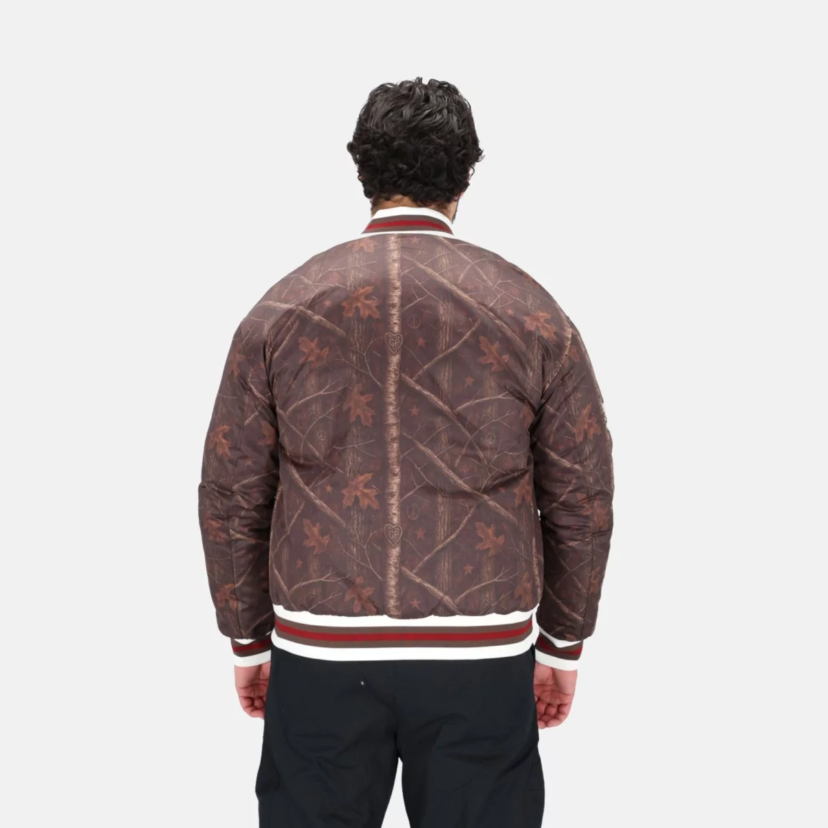 Good Practice Satin Camo Bomber Jacket