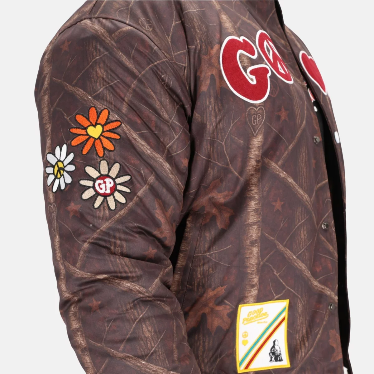 Good Practice Satin Camo Bomber Jacket