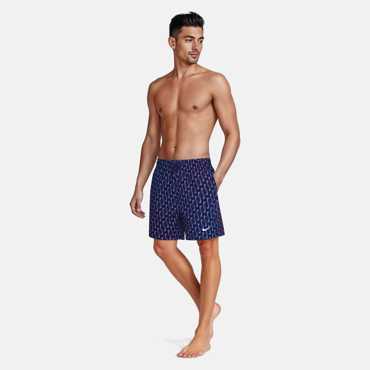 Nike - Nike 5 Volley Short Ανδρικό Μαγιό - BLUE (0003)
