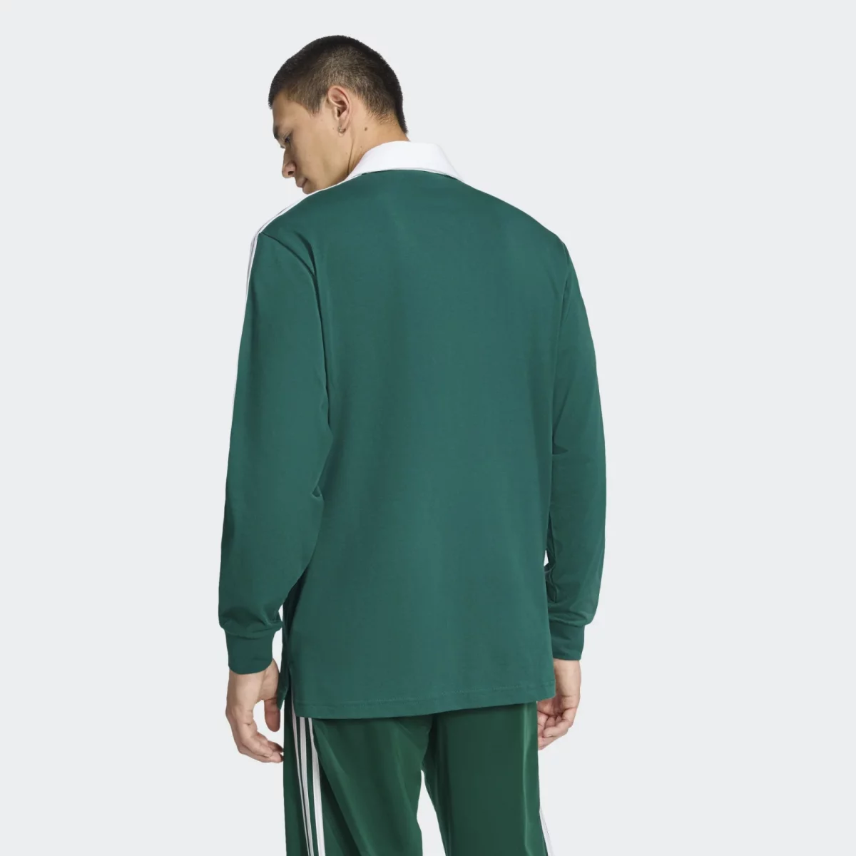 adidas Originals Adicolor 3-Stripes Rugby Long Sleeve Ανδρική Polo Μπλούζα
